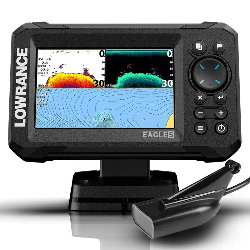 Sonda GPS Lowrance HOOK EAGLE 5 con Transductor 83/200 CHIRP