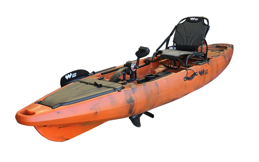 Kayak de Pesca con Pedalera Long Wave Megi Propel 12