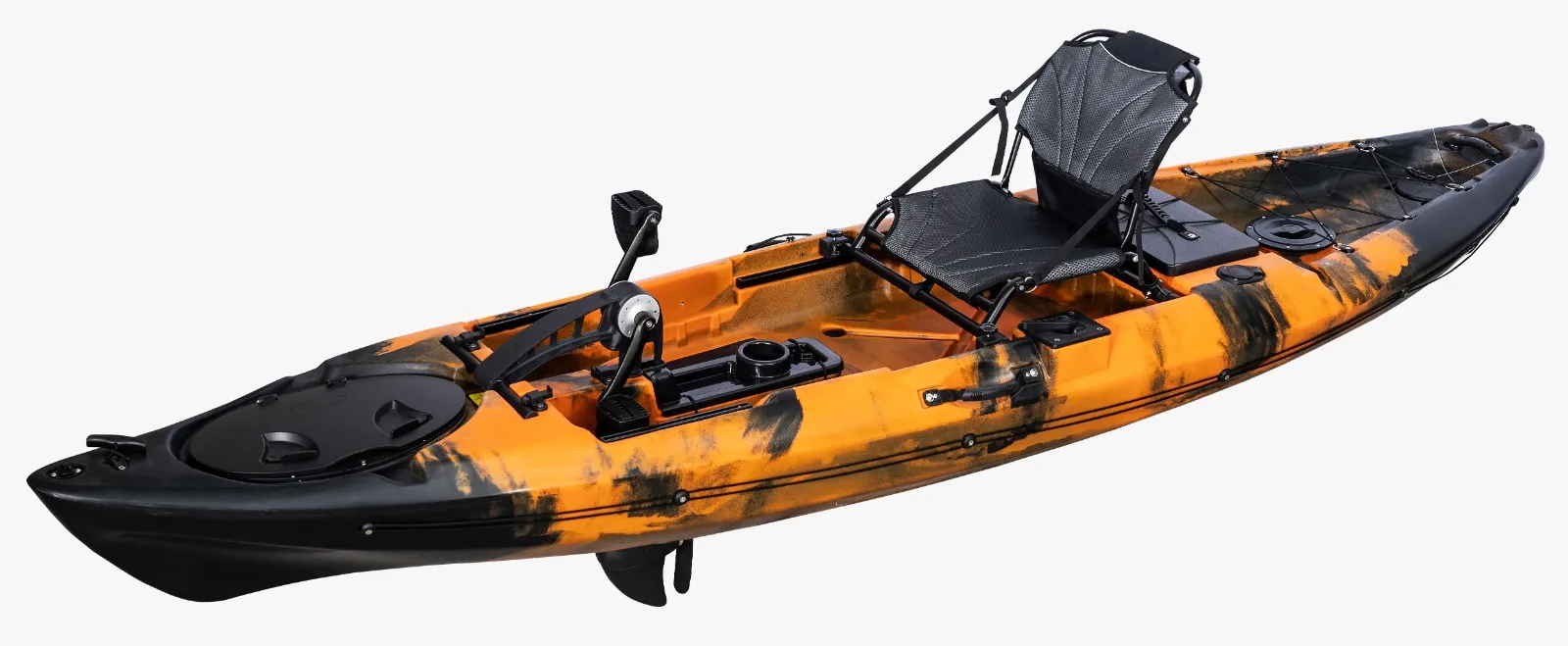 Kayak para Pesca con Pedalera Long Wave Mirage Propel 12