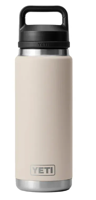 Botella RAMBLER 26 OZ Tapa Chug blanco roto Yeti