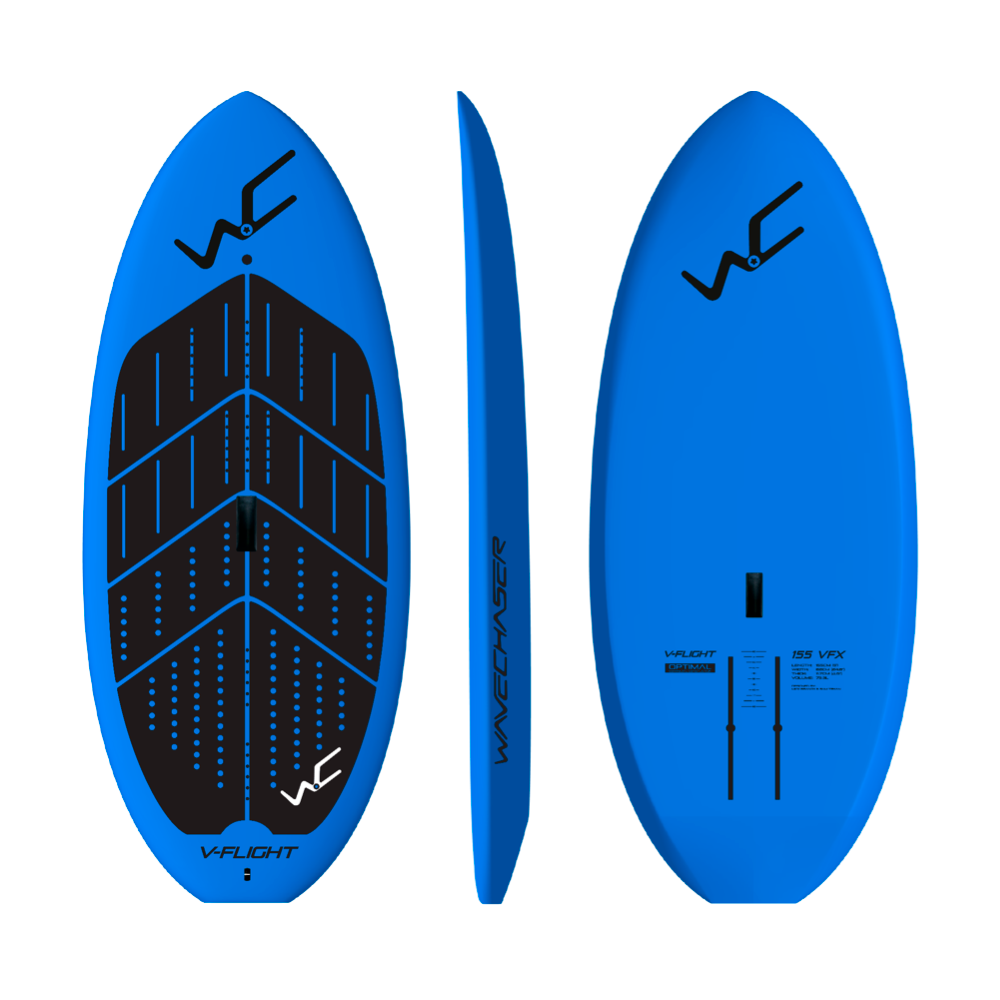 Tabla Wing/ Foil Carbon Wave Chaser Color Azul 155 VFX (5')