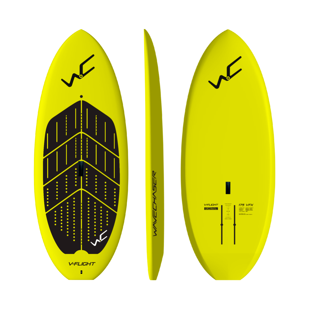 Tabla Wing/ Foil Carbon Wave Chaser Color Amarillo 175 VFX (5'8")