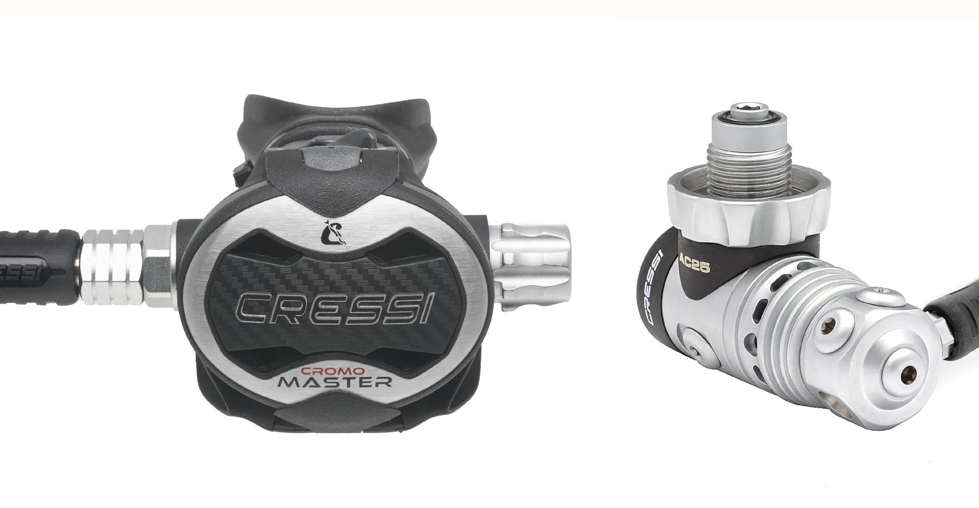 Cressi Pack Regulador Master Cromo AC25m DIN