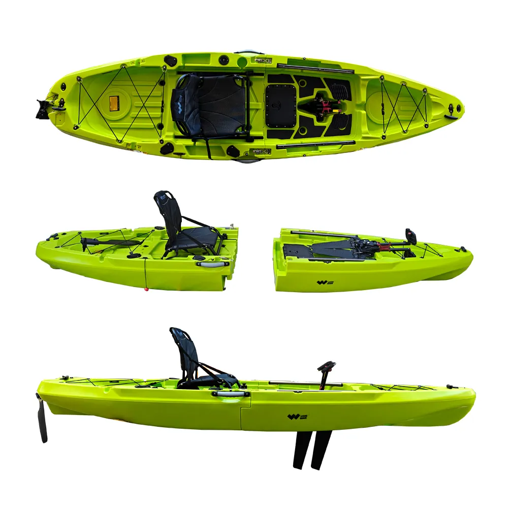 Kayak Desmontable de Pesca Long Wave NUNAK 11 con Pedales
