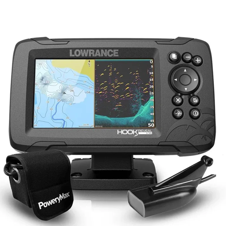 Sonda GPS Plotter Lowrance HOOK Reveal 5 PoweryMax Ready con Transductor popa HDI 83/200 300w
