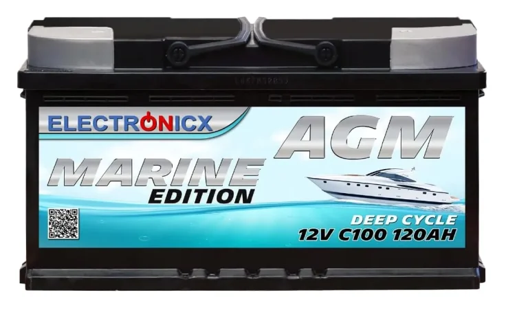 Bateria AGM 120 Ah12V ciclo profundo